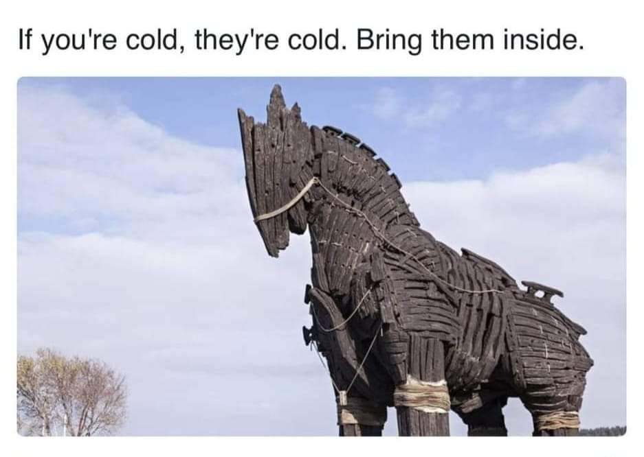 The meme is a play on the famous quote from the movie "The Wizard of Oz": "If a good man is hard to find, if a good man is hard to find, if a good man is hard to find..." It replaces the phrase with "If a good man is cold, if a good man is cold, if a good man is cold..." and then adds the punchline "If a good man is cold, bring a blanket."